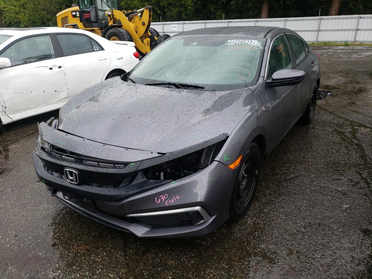 Photo 2 from auction – 2019 HONDA CIVIC LX with VIN 2HGFC2F61KH516456