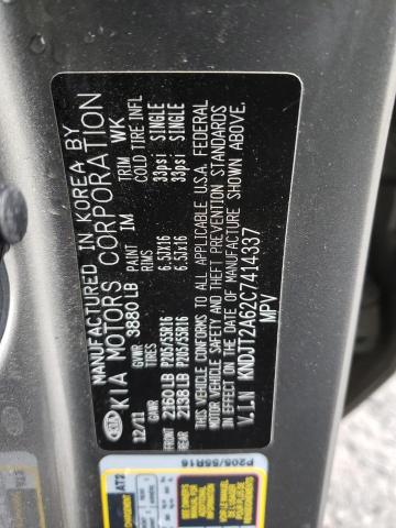 Photo 10 from auction – 2012 KIA SOUL with VIN KNDJT2A62C7414337
