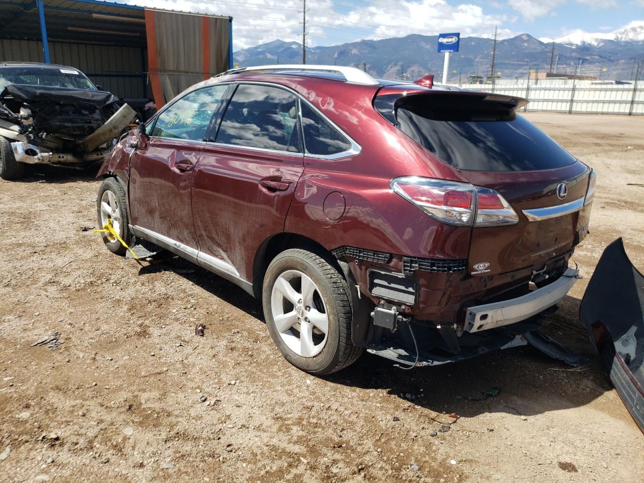 Photo 3 from auction – 2015 LEXUS RX 350 BAS with VIN 2T2BK1BA3FC259056