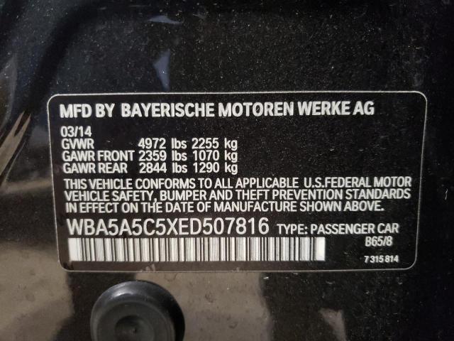 Foto 10 de la subasta – 2014 BMW 528 I con VIN WBA5A5C5XED507816