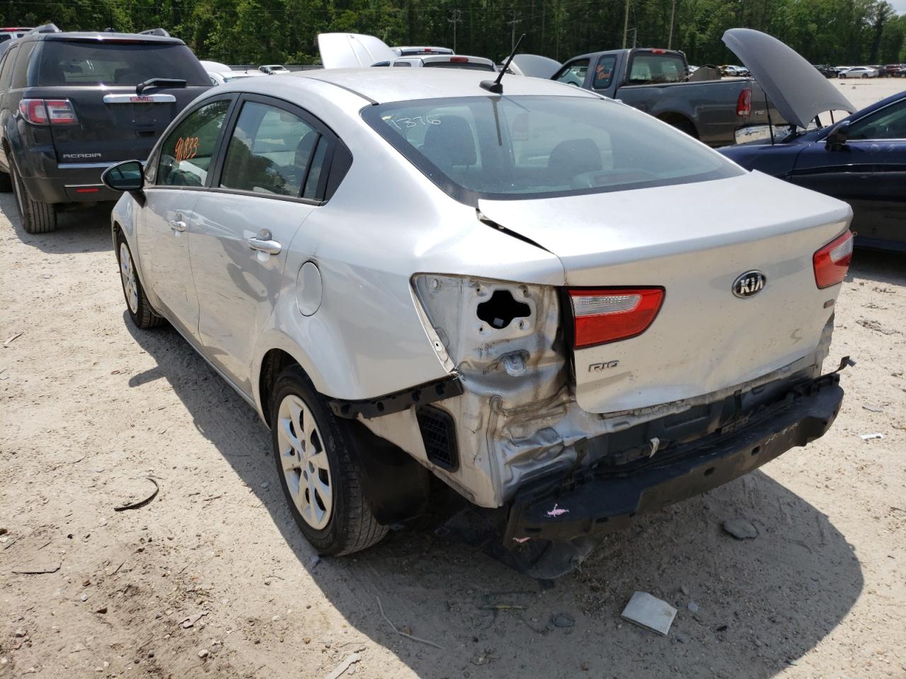Photo 3 from auction – 2014 KIA RIO LX with VIN KNADM4A32E6393863