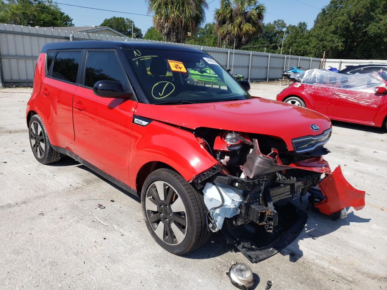 KIA SOUL + 2019 with VIN KNDJP3A57K7634878 - Photo from auction