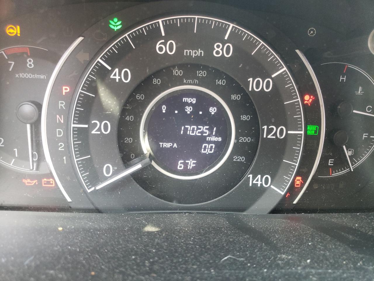 Photo 8 from auction – 2014 HONDA CR-V EXL with VIN 2HKRM4H74EH645233