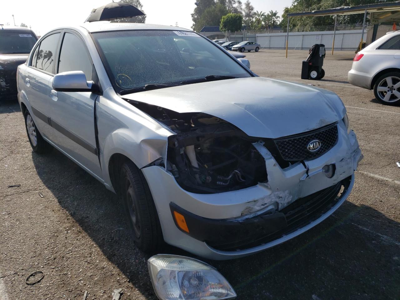 KIA RIO BASE 2007 with VIN KNADE123976187341 - Photo from auction