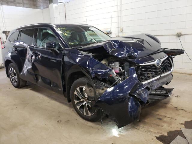 TOYOTA HIGHLANDER 2021 with VIN 5TDGBRCH3MS516421 - Photo from auction