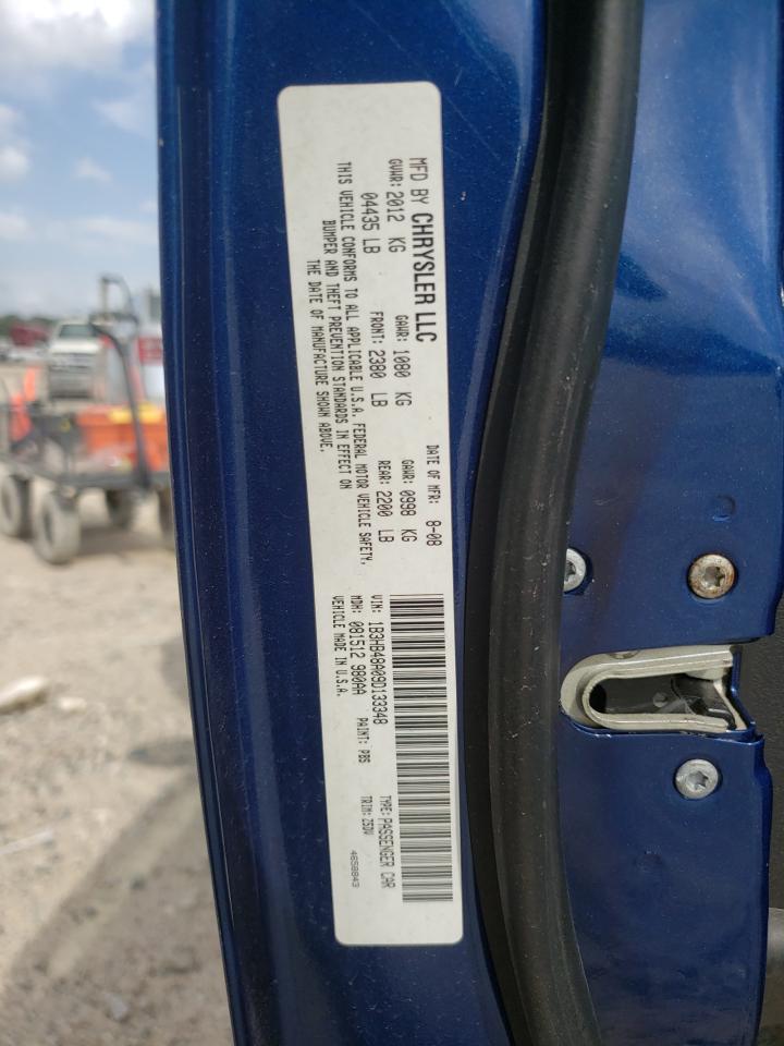 Photo 10 from auction – 2009 DODGE CALIBER SX with VIN 1B3HB48A09D133348