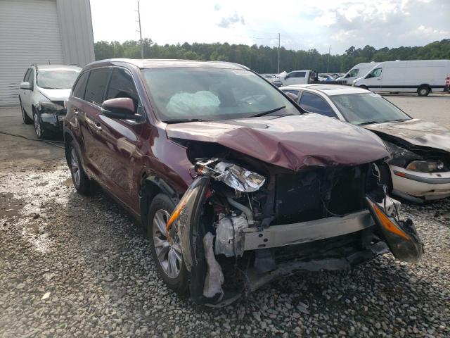 TOYOTA HIGHLANDER 2015 with VIN 5TDJKRFH7FS178588 - Photo from auction
