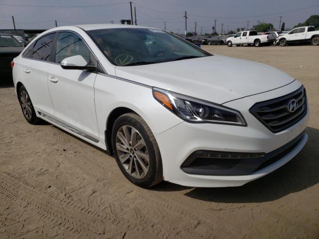 HYUNDAI SONATA SPO 2016 with VIN 5NPE34AF6GH285503 - Photo from auction