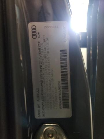 صورة رقم 10 من المزاد - 2020 AUDI A3 PREMIUM مع VIN WAUAUGFF6LA102038