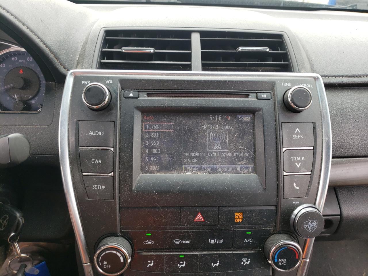 Photo 9 from auction – 2016 TOYOTA CAMRY LE with VIN 4T1BF1FK4GU140735