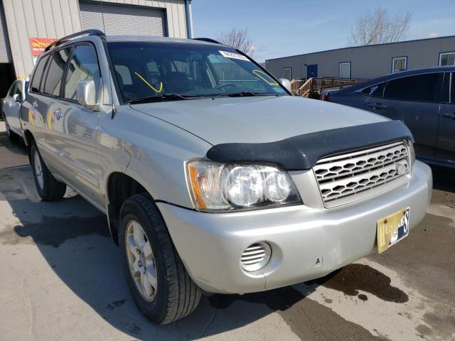 TOYOTA HIGHLANDER 2003 with VIN JTEHD21A830022600 - Photo from auction