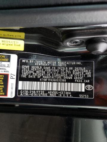 Photo 10 from auction – 2016 TOYOTA CAMRY LE with VIN 4T1BF1FK3GU533366