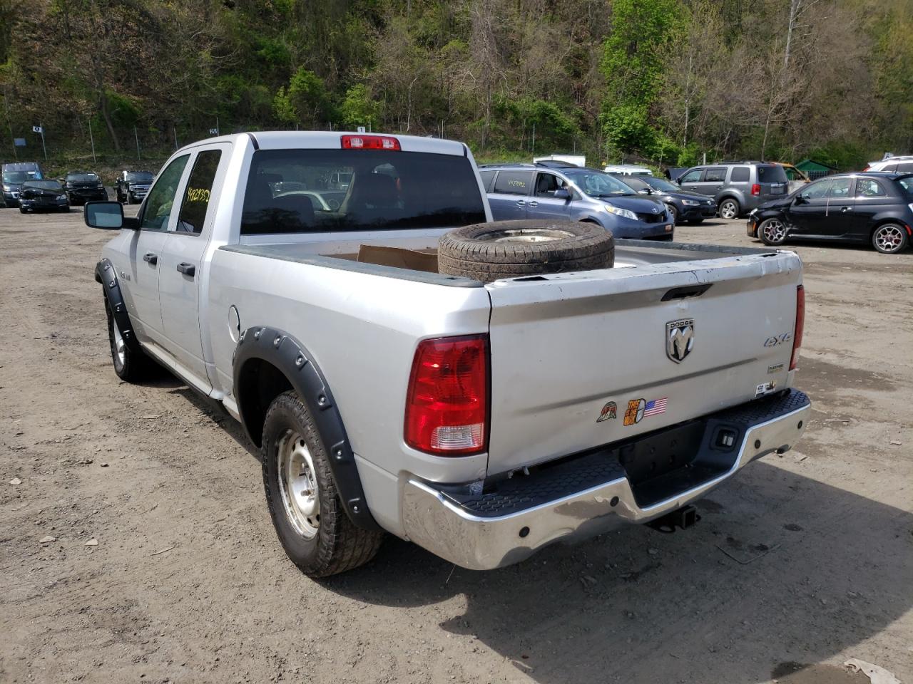 Photo 3 from auction – 2010 DODGE RAM 1500 with VIN 1D7RV1GP9AS123129