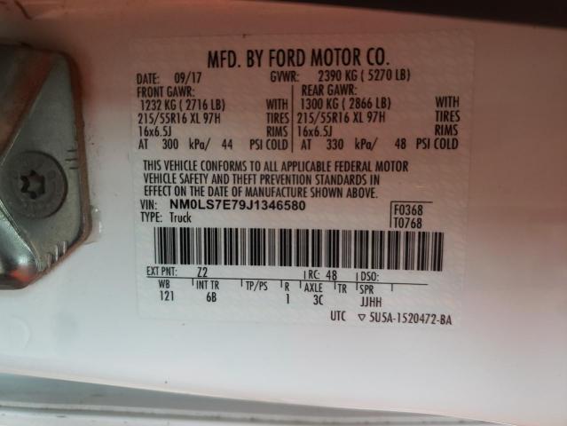 Photo 10 from auction – 2018 FORD TRANSIT CO with VIN NM0LS7E79J1346580