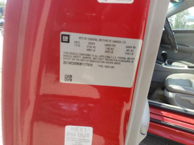 Photo 10 from auction – 2011 CHEVROLET IMPALA LTZ with VIN 2G1WC5EM2B1177918