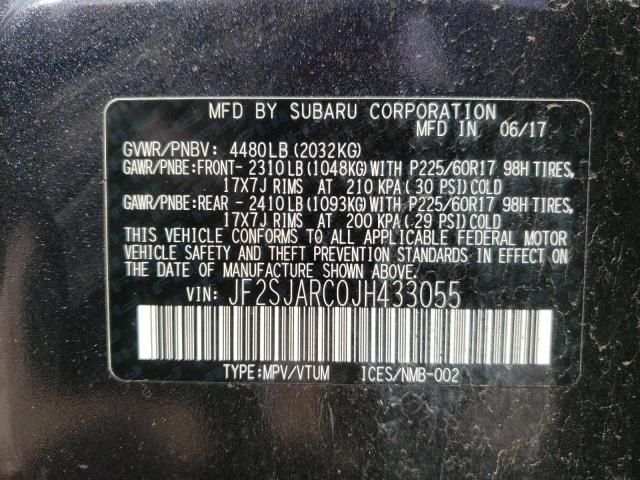 صورة رقم 10 من المزاد - 2018 SUBARU FORESTER 2 مع VIN JF2SJARC0JH433055