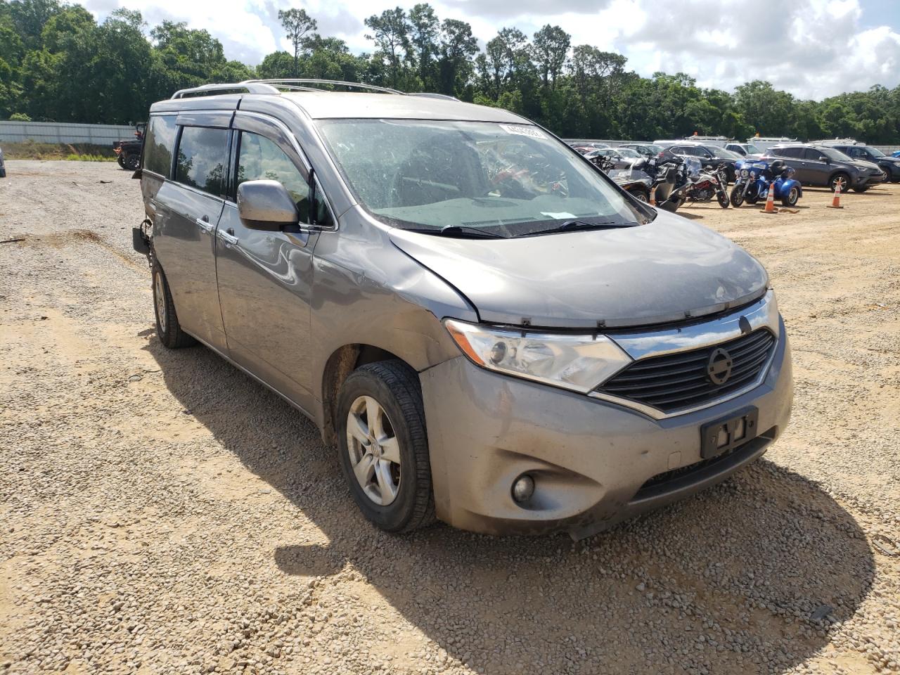NISSAN QUEST S 2013 with VIN JN8AE2KP1D9069037 - Photo from auction