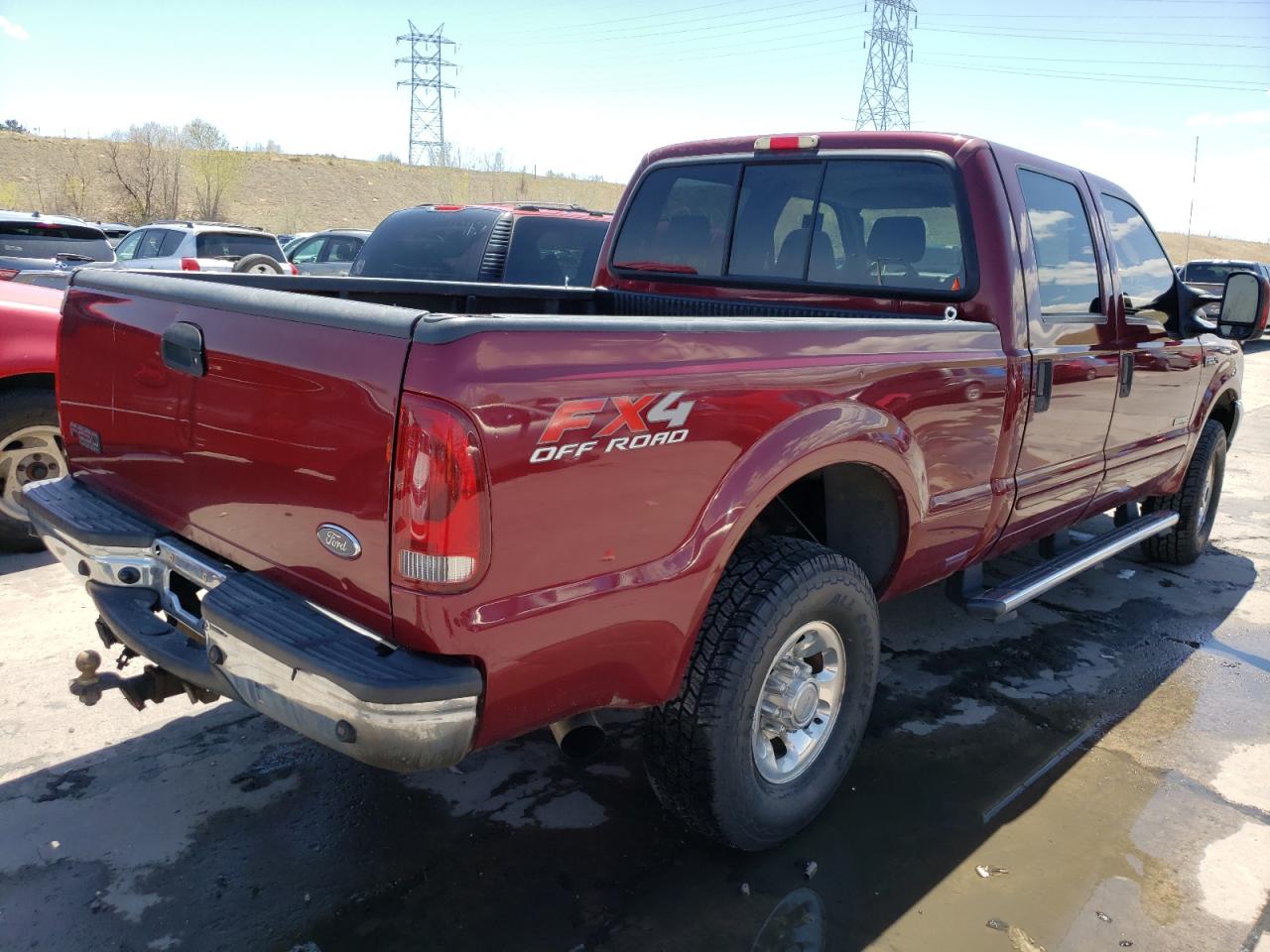 Photo 4 from auction – 2004 FORD F250 SUPER with VIN 1FTNW21P94EA39237