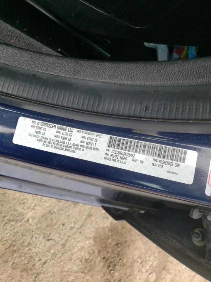 Photo 10 from auction – 2013 CHRYSLER 200 LX with VIN 1C3CCBAG1DN728452