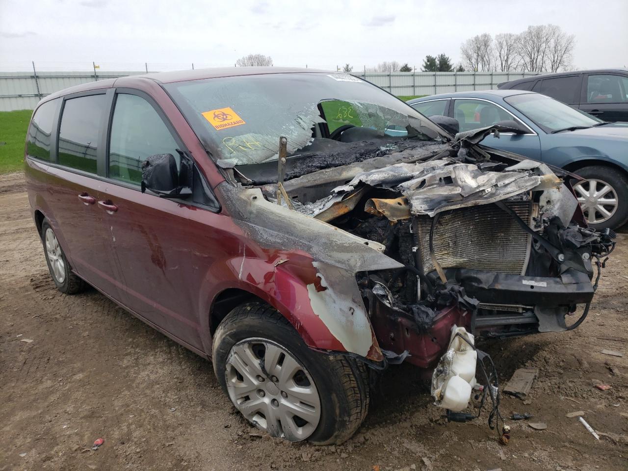 DODGE GRAND CARA 2018 with VIN 2C4RDGBG0JR309425 - Photo from auction