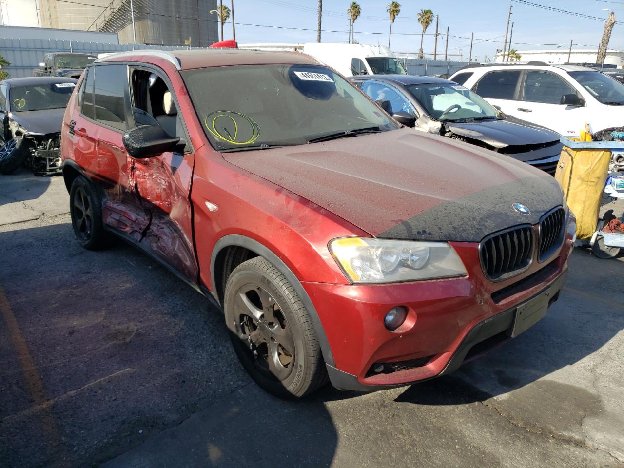 Photo 1 from auction – 2011 BMW X3 XDRIVE2 with VIN 5UXWX5C51BL702824