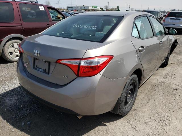 Photo 4 from auction – 2014 TOYOTA COROLLA L with VIN 2T1BURHE2EC142249