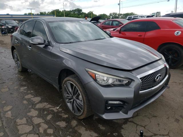 INFINITI Q50 BASE 2014 with VIN JN1BV7AP2EM676581 - Photo from auction