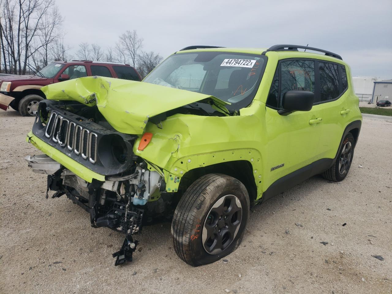 Photo 2 from auction – 2017 JEEP RENEGADE S with VIN ZACCJAAB3HPF92189