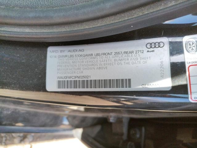 Photo 10 from auction – 2015 AUDI A6 PREMIUM with VIN WAUGFAFC3FN025021