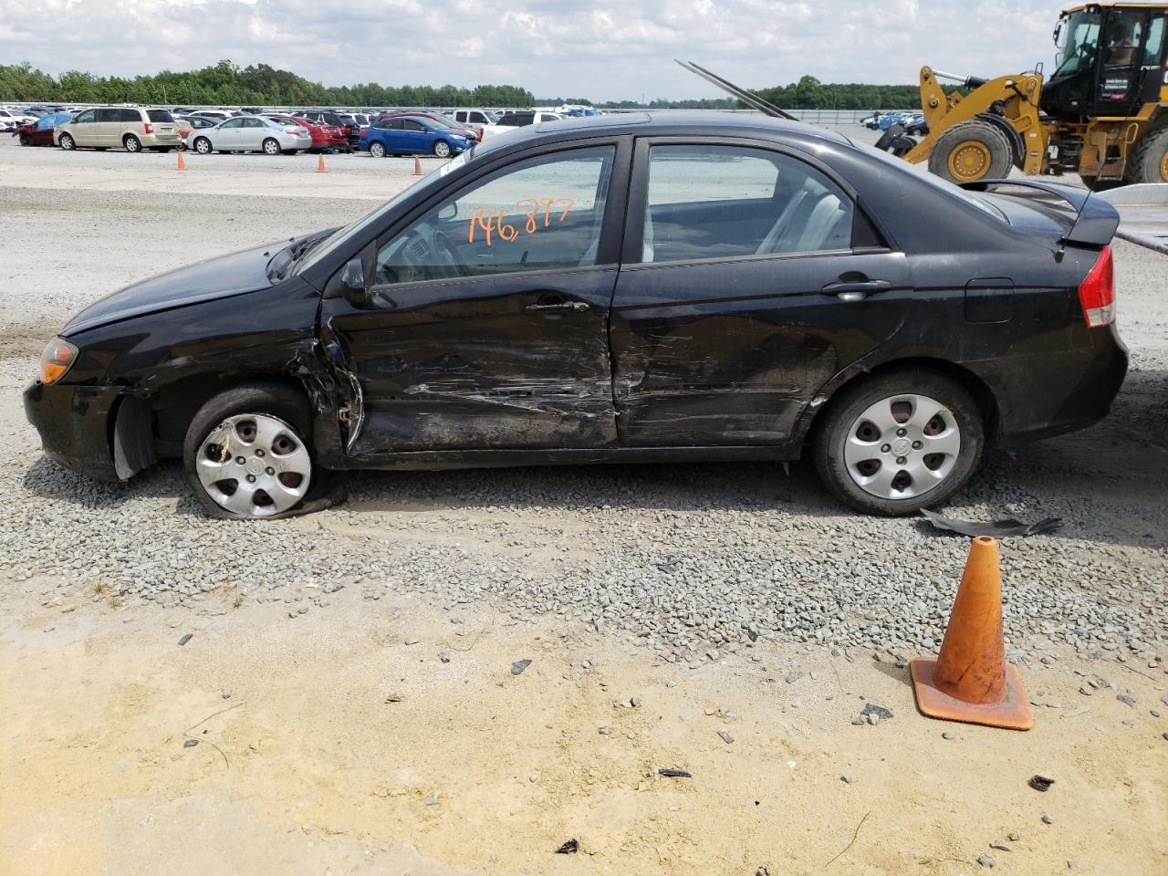 Photo 10 from auction – 2009 KIA SPECTRA EX with VIN KNAFE221X95612457