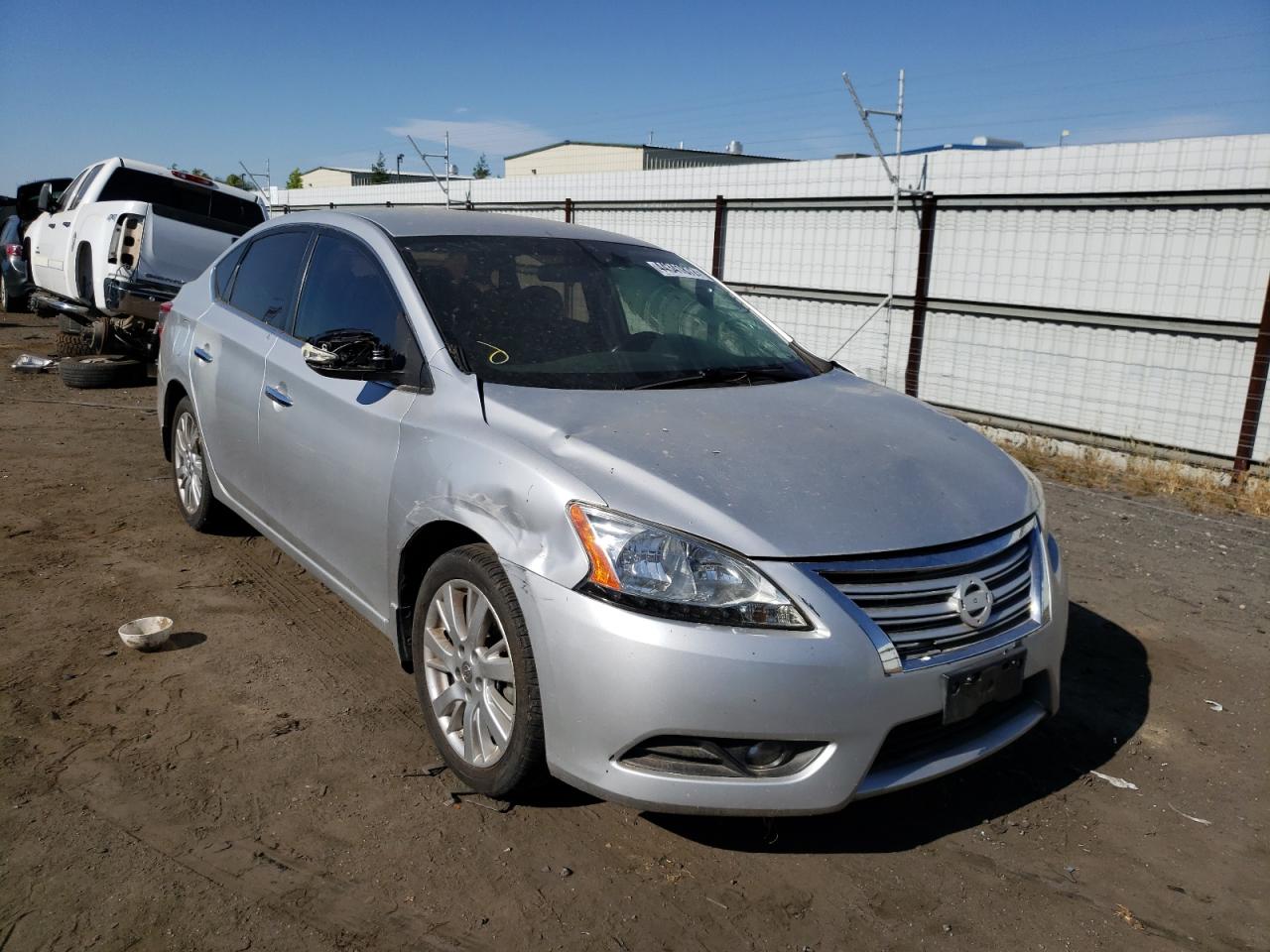 NISSAN SENTRA S 2013 with VIN 3N1AB7AP2DL658322 - Photo from auction