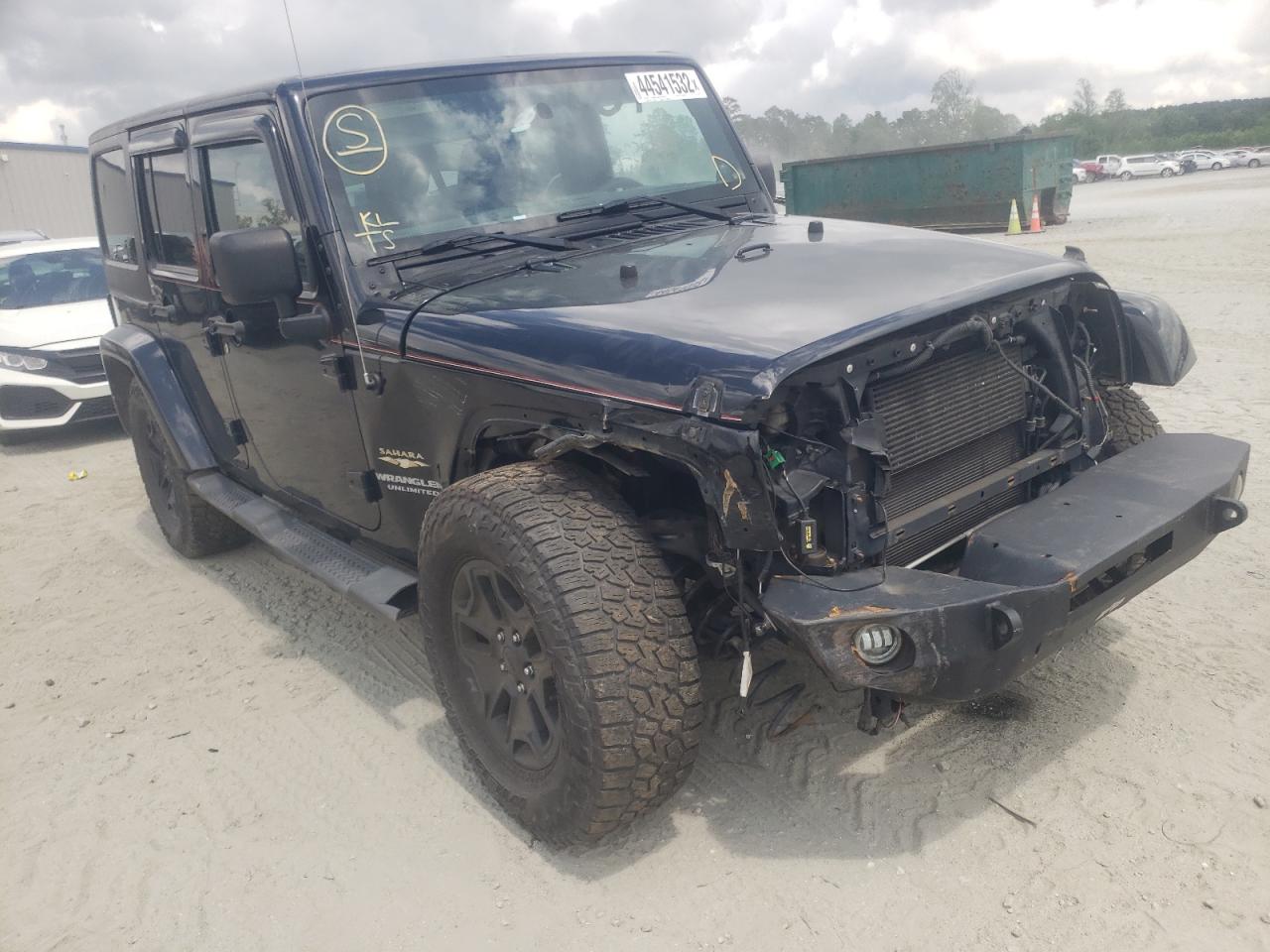 JEEP WRANGLER U 2012 with VIN 1C4HJWEG2CL124931 - Photo from auction