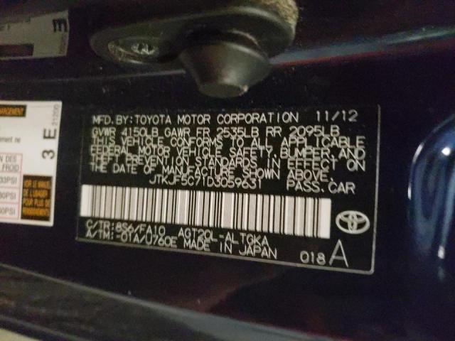 Photo 10 from auction – 2013 TOYOTA SCION TC with VIN JTKJF5C71D3059631