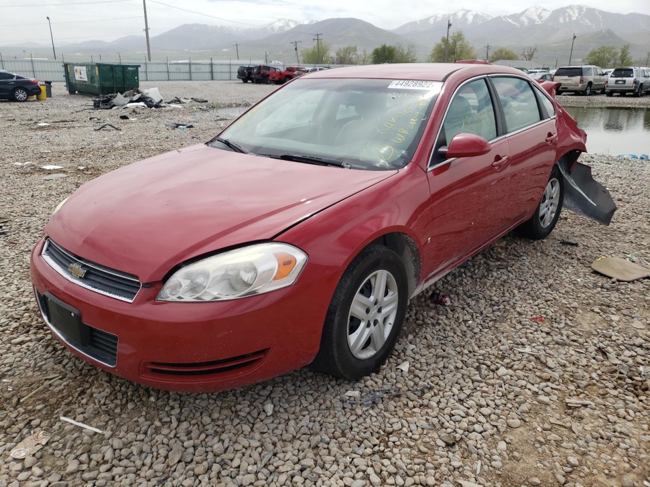 Photo 2 from auction – 2008 CHEVROLET IMPALA LS with VIN 2G1WB58K189284790