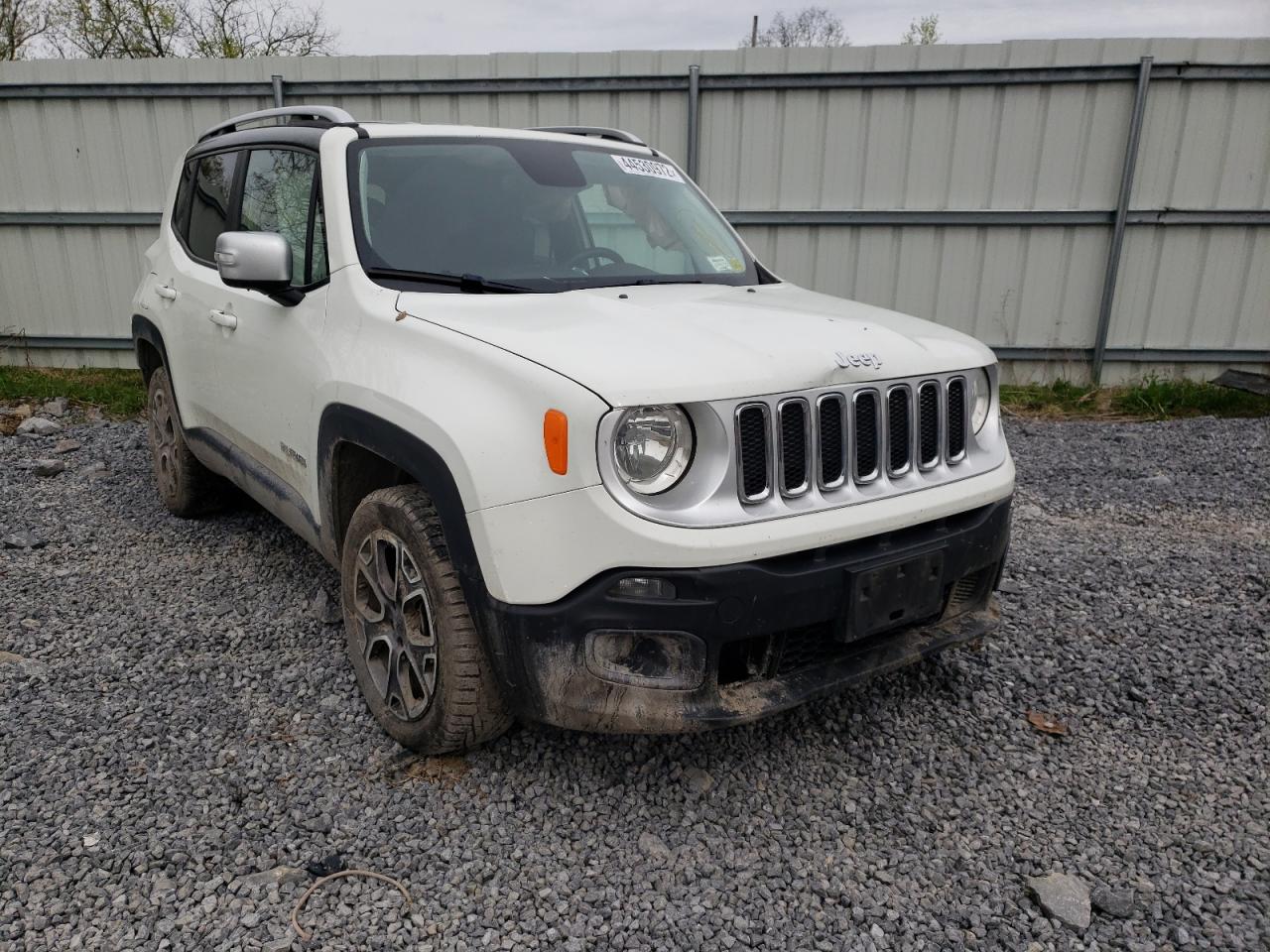 JEEP RENEGADE L 2016 with VIN ZACCJBDT1GPC58588 - Photo from auction