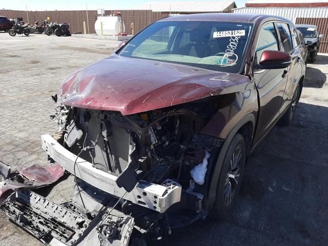 Фото 2 с аукциона – 2018 TOYOTA HIGHLANDER с VIN 5TDBZRFH5JS808309