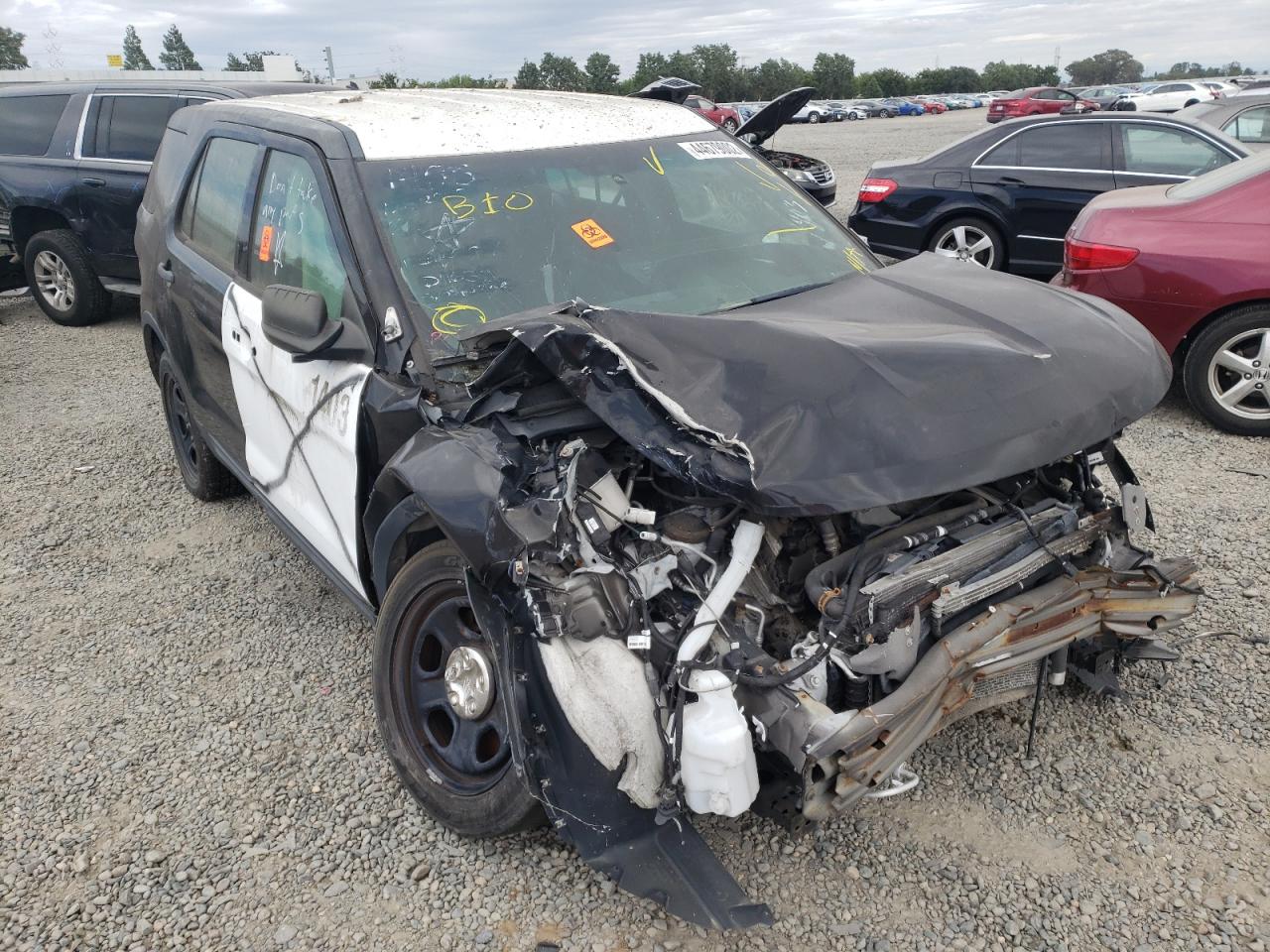 FORD EXPLORER P 2014 with VIN 1FM5K8AR4EGA33475 - Photo from auction