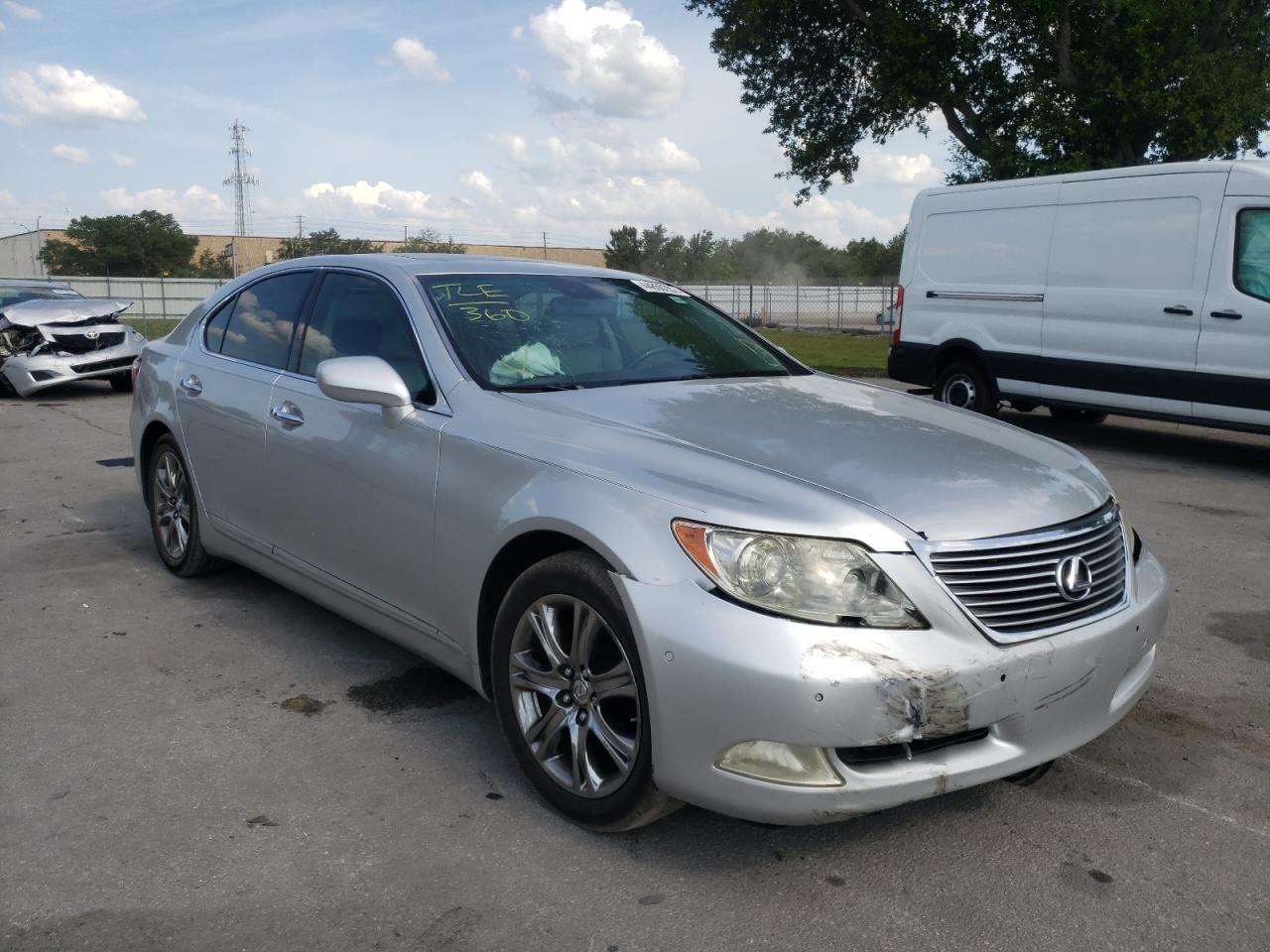 LEXUS LS 460 2007 with VIN JTHBL46F875030040 - Photo from auction