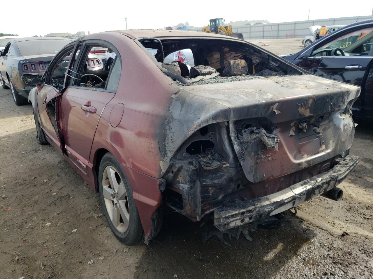 Photo 3 from auction – 2008 HONDA CIVIC EX with VIN 1HGFA16878L034507