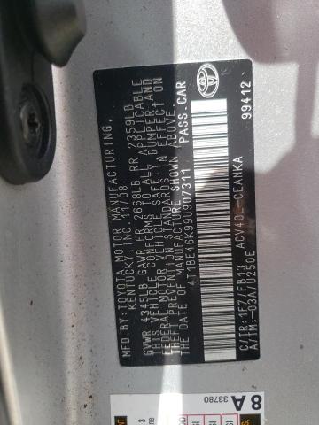 TOYOTA CAMRY BASE 2009 with VIN 4T1BE46K99U907311 - Photo from auction