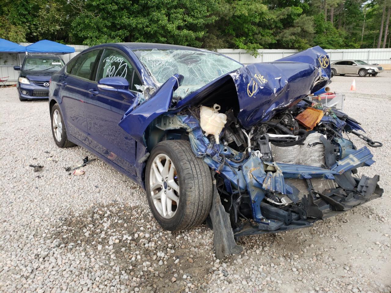 FORD FUSION SE 2016 with VIN 3FA6P0H72GR350009 - Photo from auction