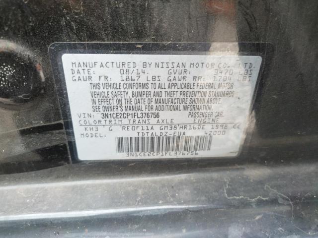Photo 10 from auction – 2015 NISSAN VERSA NOTE with VIN 3N1CE2CP1FL376756