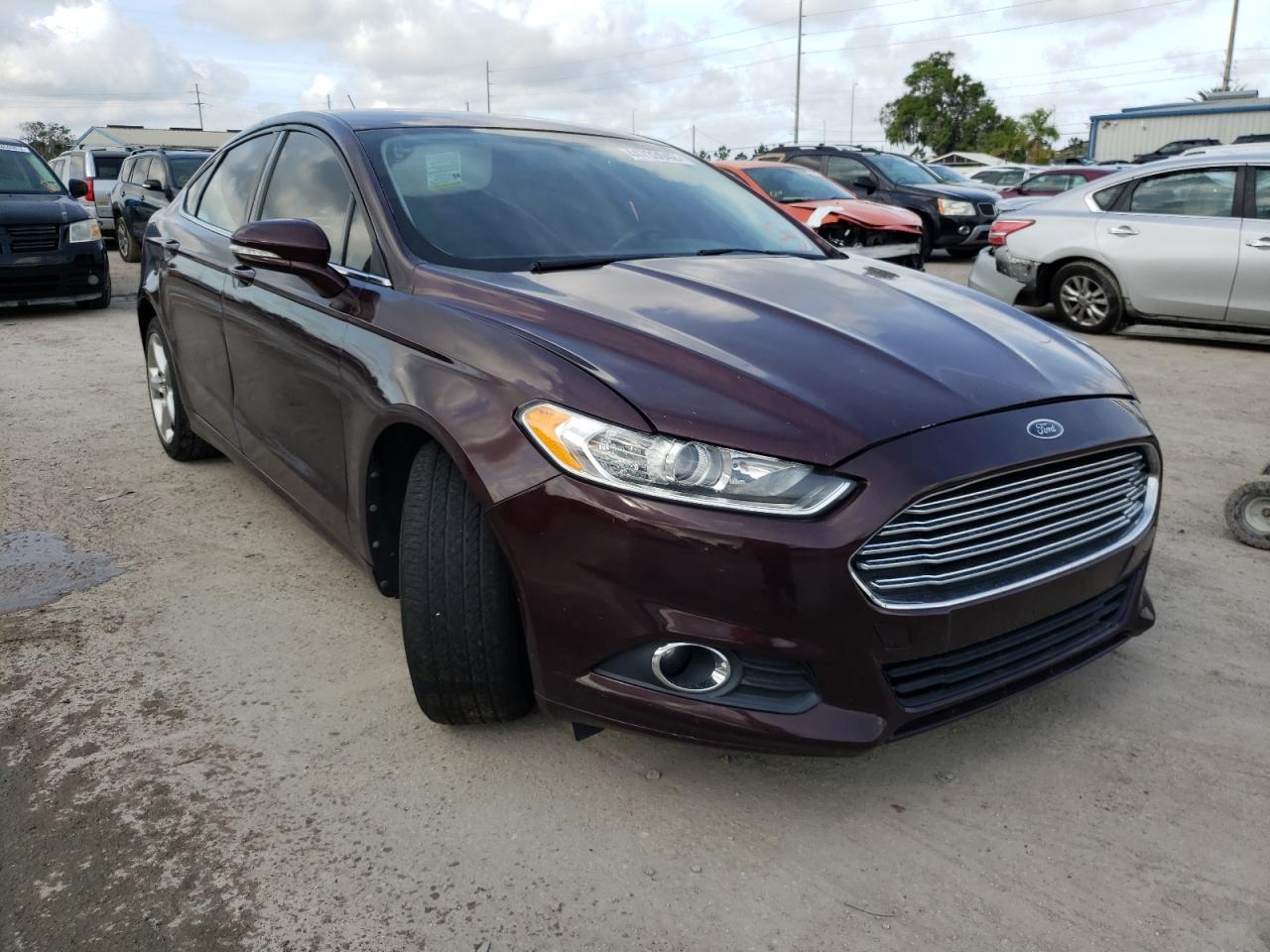 FORD FUSION SE 2013 with VIN 3FA6P0HR1DR167732 - Photo from auction