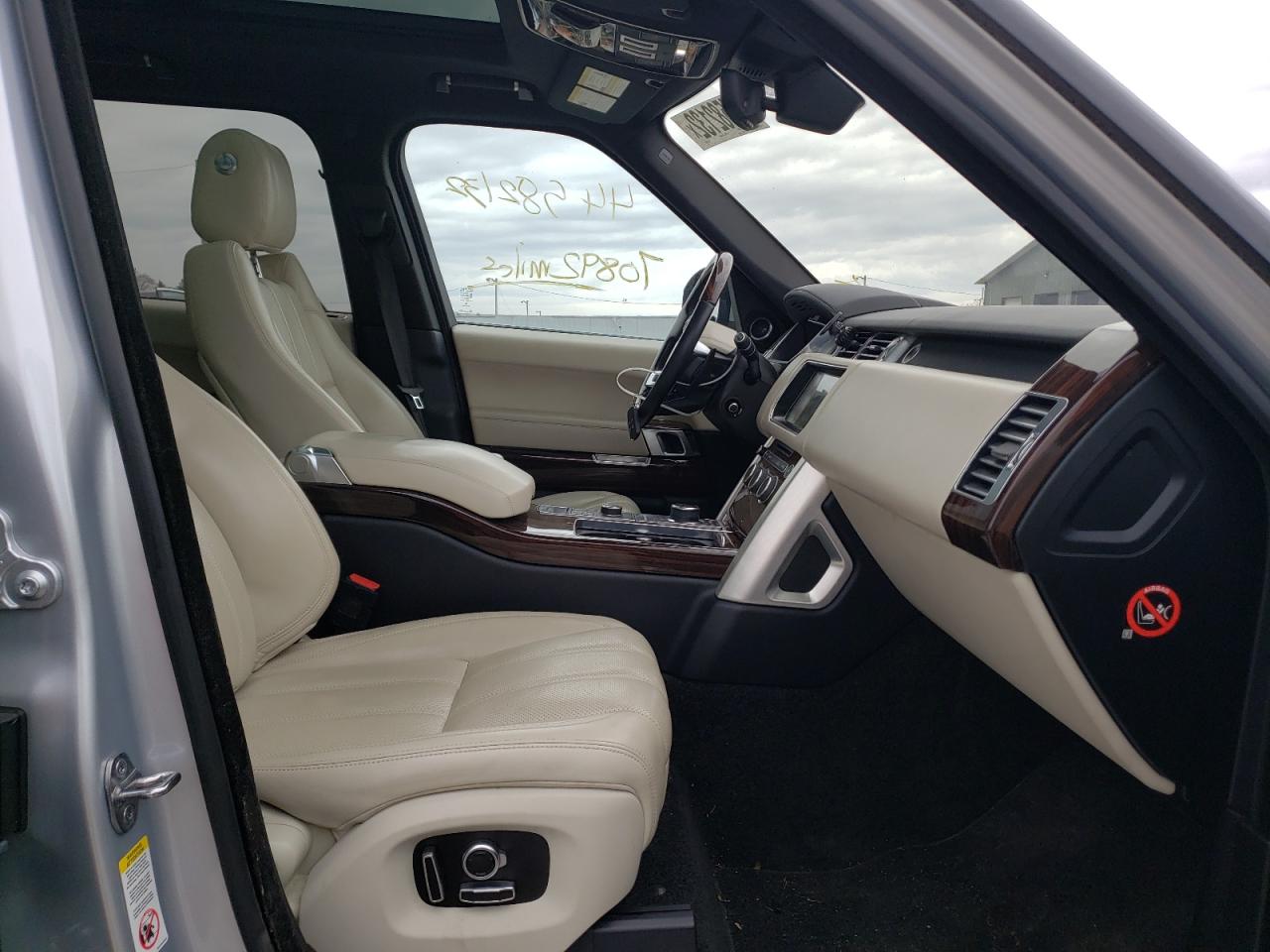 Photo 5 from auction – 2017 LAND ROVER RANGE ROVE with VIN SALGS2FK0HA328112