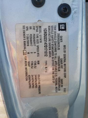 Photo 10 from auction – 2007 CHEVROLET UPLANDER L with VIN 1GNDU23147D171012