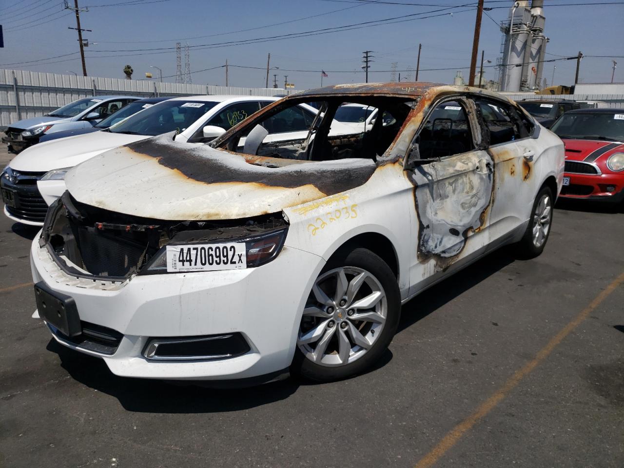 Photo 2 from auction – 2016 CHEVROLET IMPALA LT with VIN 2G1115S31G9126916