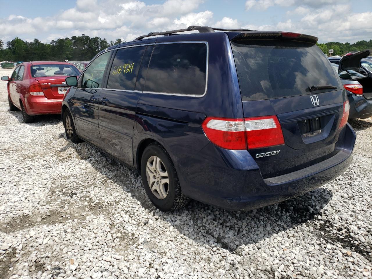 Photo 3 from auction – 2007 HONDA ODYSSEY EX with VIN 5FNRL386X7B051753