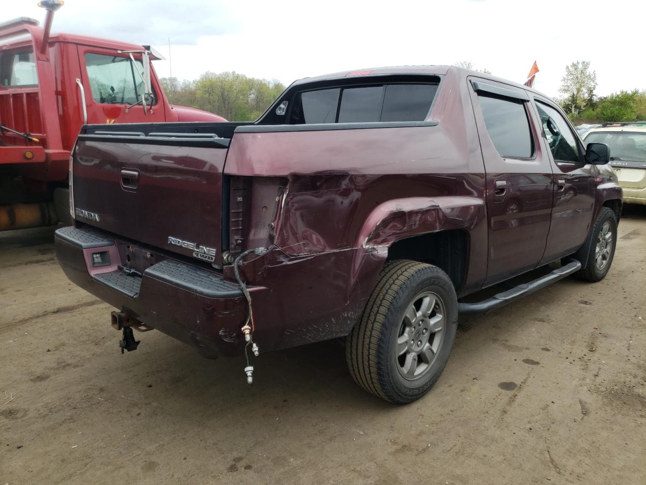 Photo 14 from auction – 2007 HONDA RIDGELINE with VIN 2HJYK16377H527684