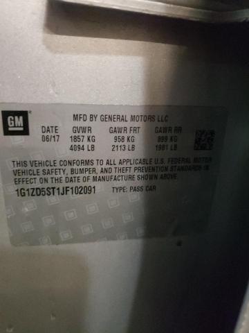 Photo 10 from auction – 2018 CHEVROLET MALIBU LT with VIN 1G1ZD5ST1JF102091