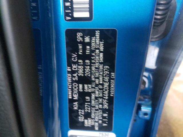 Photo 10 from auction – 2022 KIA FORTE GT with VIN 3KPF44AC0NE467979